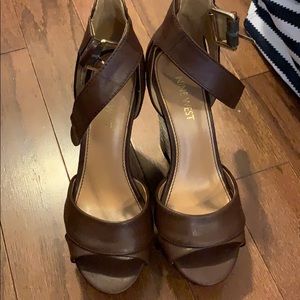 Nine West platform wedges
